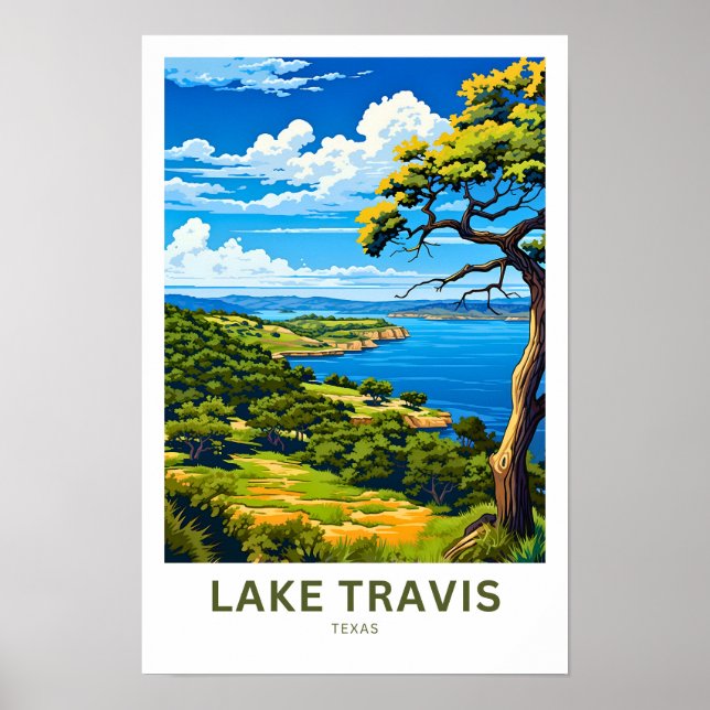 Affiche Lake Travis Texas (Devant)