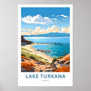 Affiche Lake Turkana Africa Print