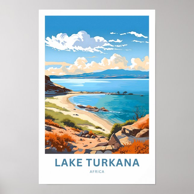 Affiche Lake Turkana Africa Print (Devant)