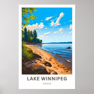 Affiche Lake Winnipeg Canada - Imprimer