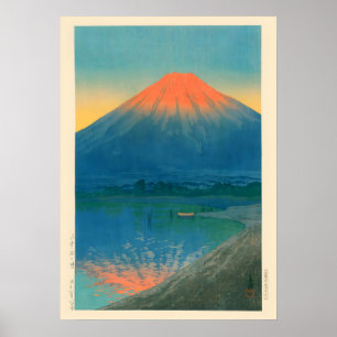 Affiche Lake Yamanaka and Mt.Fuji by Kawase Hasui