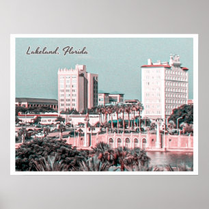 AFFICHE LAKELAND FLORIDA