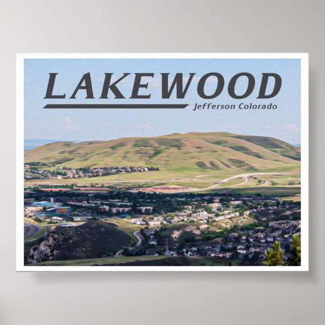 AFFICHE LAKEWOOD COLORADO (Devant)