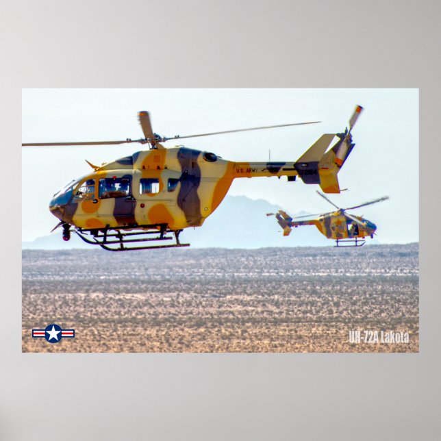 AFFICHE LAKOTA UH-72A (Devant)