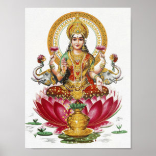 Affiche Lakshmi Hindu Goddess