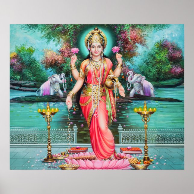 Affiche Lakshmi par Sapar Brothers (Devant)