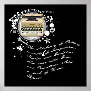 Affiche L'alchimie de l'écriture