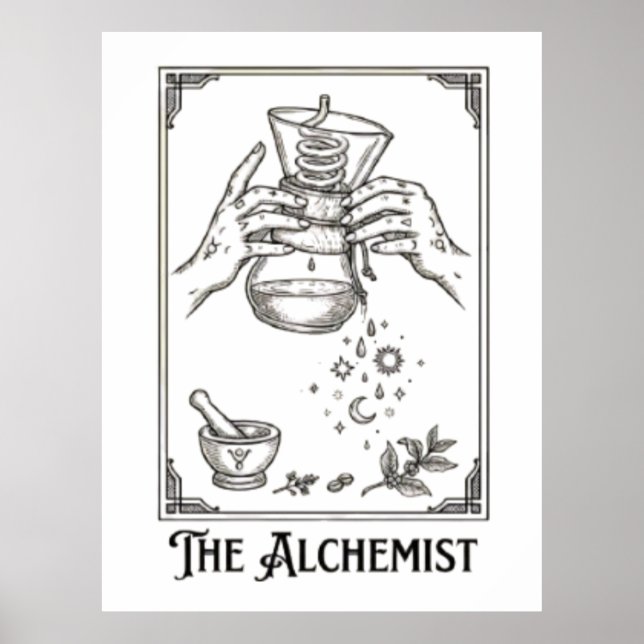 Affiche L'Alchimiste du café (Devant)