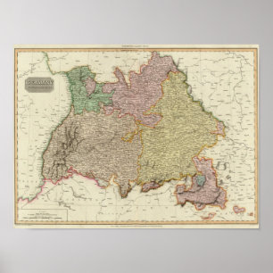 Affiche L'Allemagne au sud du maya