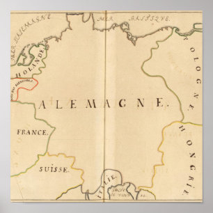 Affiche L'Allemagne et l'Autriche 2