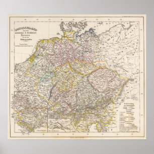 Affiche L'Allemagne sous Saxon