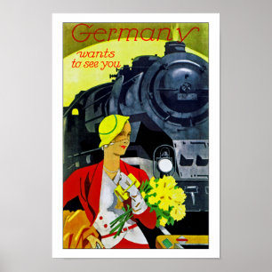 Affiche L'Allemagne veut vous voir