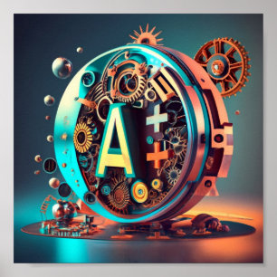 Affiche L'alphabet du monde