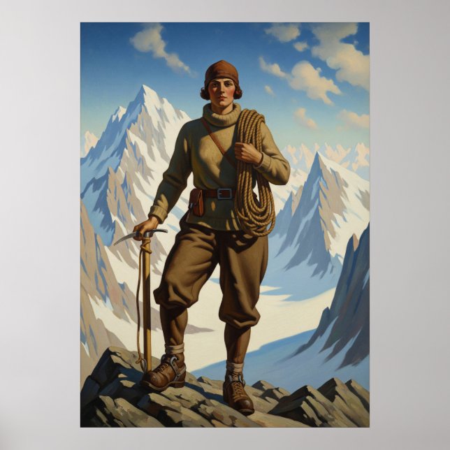 Affiche L'ALPINISTE (L'alpiniste) (Devant)