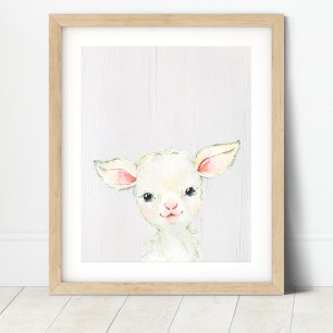 Affiche Lamb Farm Nursery Art Imprimer