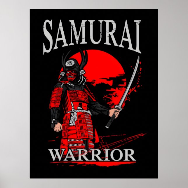 Affiche Lame de Guerrier Samouraï : Bataille aux Traits de (Devant)