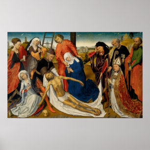 Affiche Lamentation au-dessus du Christ mort, C. 1460-1464