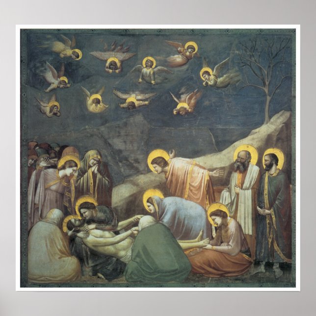 Affiche Lamentation du Christ, c.1305 Giotto (Devant)