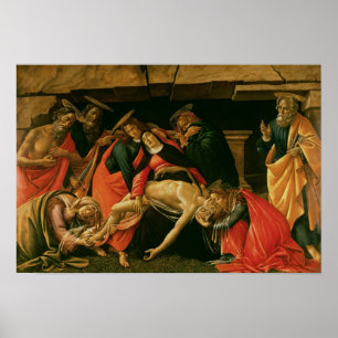 Affiche Lamentation du Christ. c.1490