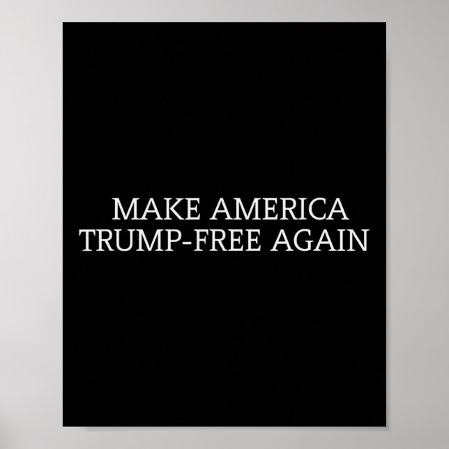 Affiche L'Amérique emprisonne Trump Tee - Le verrouille -  (Devant)