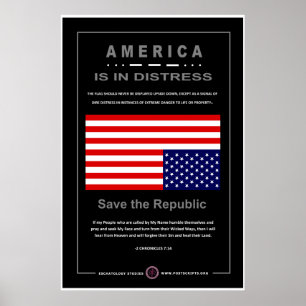 Affiche L'Amérique en détresse