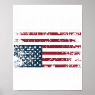 Affiche L'Amérique Pas Génial Même Pas Ok Les Américains R