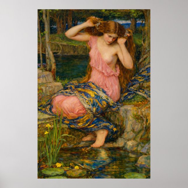 Affiche Lamia by John William Waterhouse (Devant)