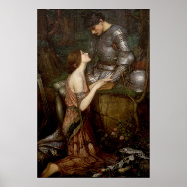 Affiche Lamia et le soldat par John William Waterhouse (Devant)