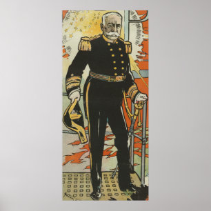 Affiche L'amiral George Dewey