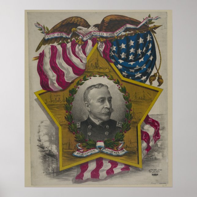 Affiche L'amiral George Dewey (Devant)