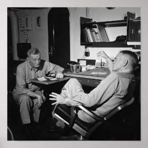 Affiche L'amiral McCain et Bull Halsey - USS New Jersey