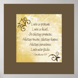 Affiche L'amour antique est patient