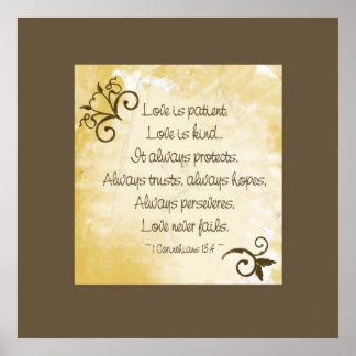 Affiche L'amour antique est patient