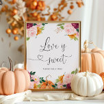 Affiche L'amour bordeaux d'automne est doux prendre plaisi<br><div class="desc">L'amour bourgogne d'automne est sucré prendre un plaisir Poster. Éléments correspondants disponibles.</div>