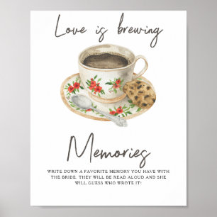Affiche L'amour brasse des souvenirs avec la mariée