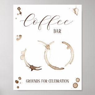 Affiche L'amour brasse ! Panneau de la barre du café