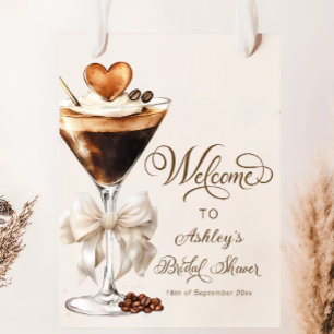 Affiche L'amour brasse une élégante Fête des mariées moder