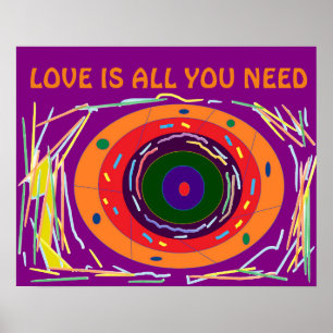 Affiche L'amour, c'est tout ce dont vous avez besoin dans