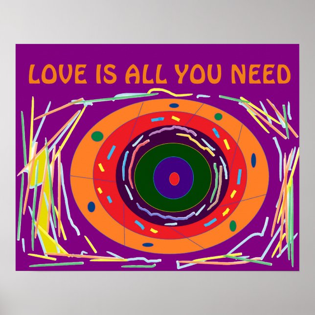 Affiche L'amour, c'est tout ce dont vous avez besoin dans  (Devant)