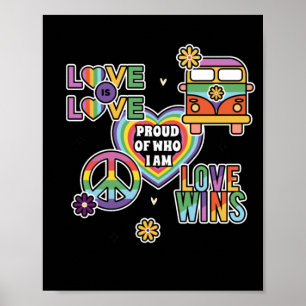 Affiche L'amour comme amour. Fier de qui je suis. LGBT+pri