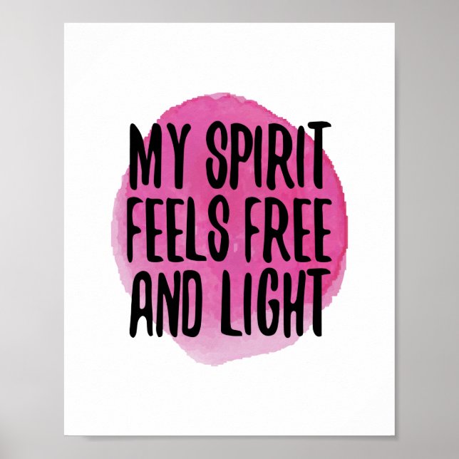 Affiche l'amour de soi inspiration de la vie acceptation (Devant)