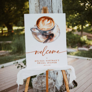 Affiche L'amour du café brasse la Fête des mariées Bienven
