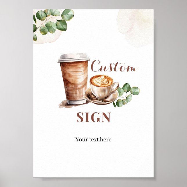 Affiche L'amour du café est en train de se préparer Pannea (Devant)