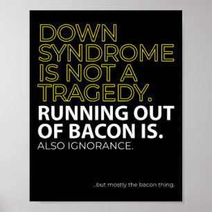 Affiche L'amour du jour du syndrome de Down ne compte pas