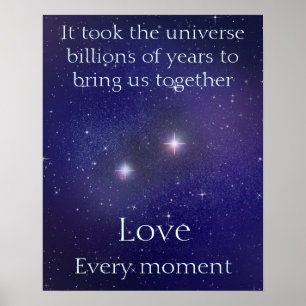 Affiche L'amour écrit dans les étoiles Paroles sentimental