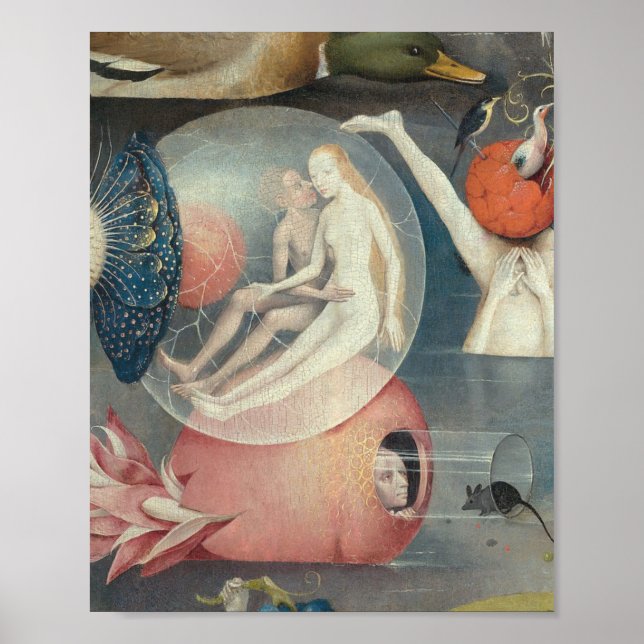 Affiche L'Amour En Enfer Par Hieronymus Bosch (Devant)