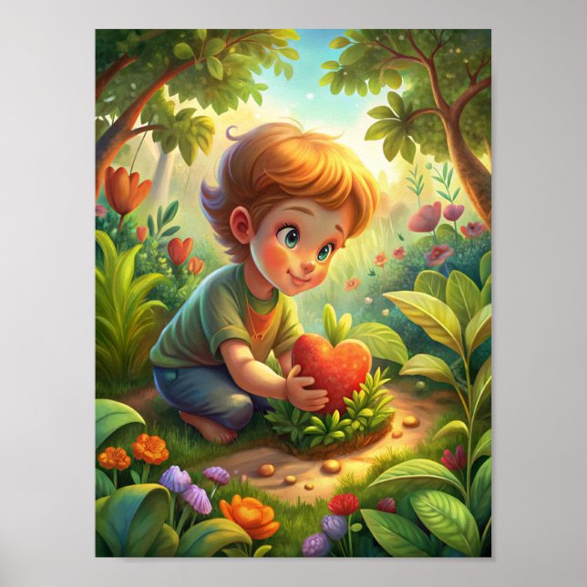 Affiche "L'amour en fleur" (Devant)