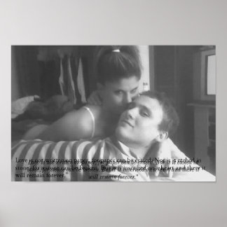 Affiche l'amour est...