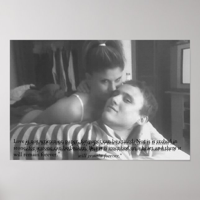 Affiche l'amour est... (Devant)