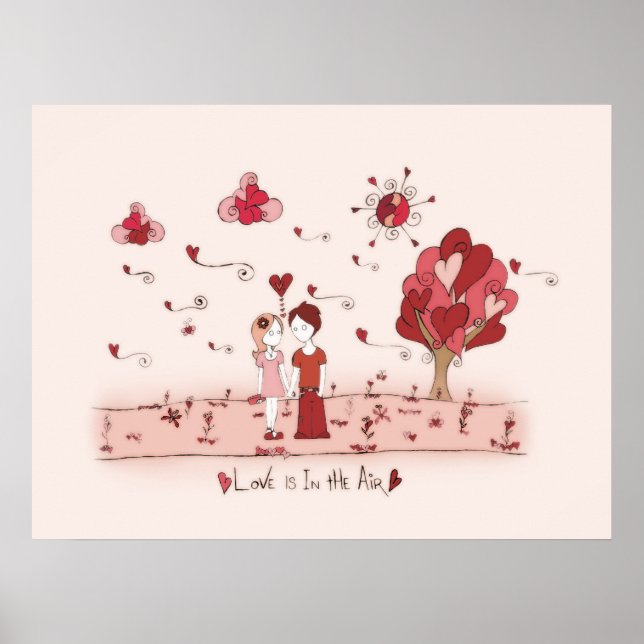 Affiche L'Amour Est Dans L'Affiche (Devant)